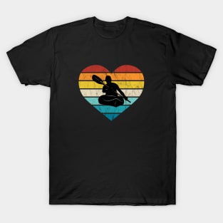 I Love Canoeing Water Sports Canoe Tour Paddle T-Shirt